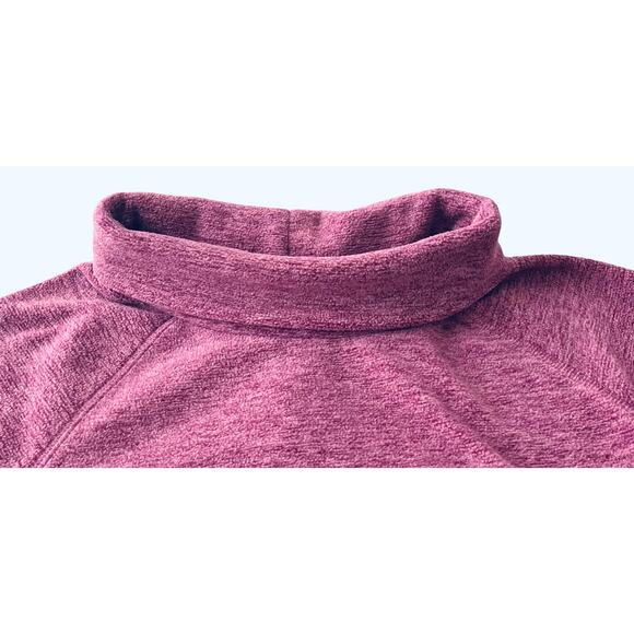 DSG LONG SLV KNIT FLEECE TURTLENECK TOP, WOMENS, M, ORCHID, WARM, FALL &  WINTER - Picture 7 of 11